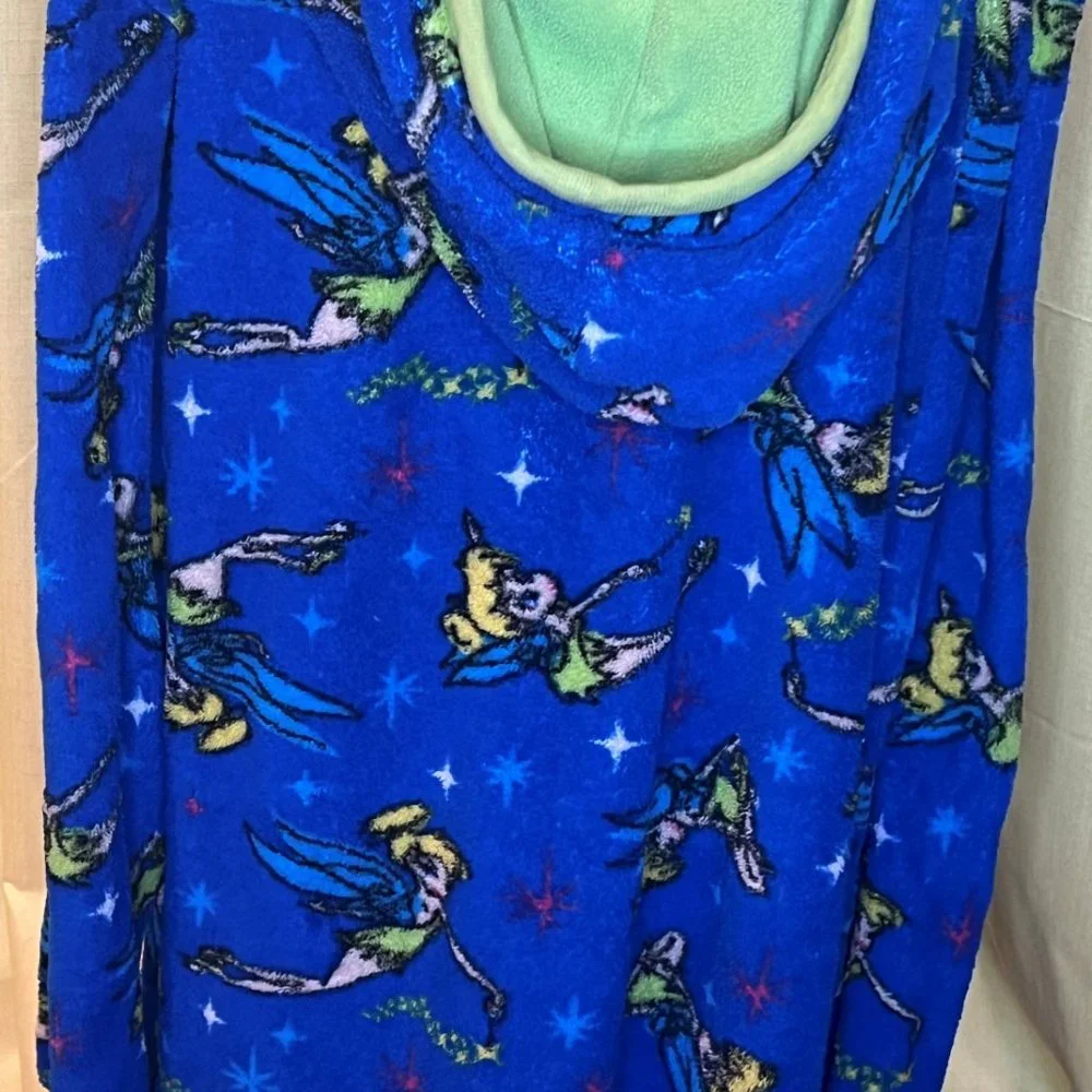 Disney Tinkerbell Fleece Night Gown Size XL - Picture 4 of 6
